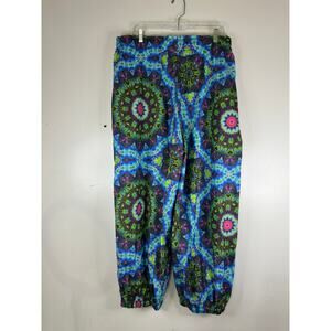 iHeartRaves Dreamwave Tie-Dye Festival Pants Size 2X Unisex Adjustable Waist